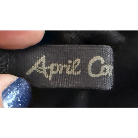 Vintage April Cornell Trading Women's Button Front Maxi Dress Rayon Made India L - Picture 11 of 12